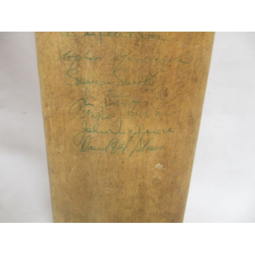 360 - Worcestershire C.C.C. signed cricket bat (a/f), Derbyshire C.C.C. signed Cricket bat and another sig... 