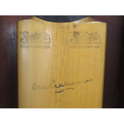 362 - 1948 Australian Tour of England - Don Bradman 'Test' cricket bat made by Jack Hobbs Limited 59 Fleet... 