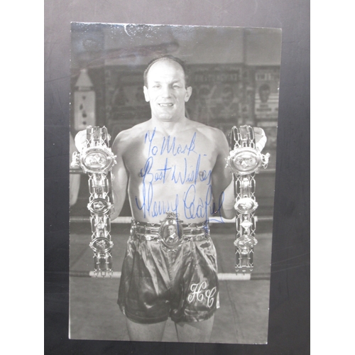 367 - Henry Cooper - Signed Henry Cooper photo with signed Letter of Correspondence