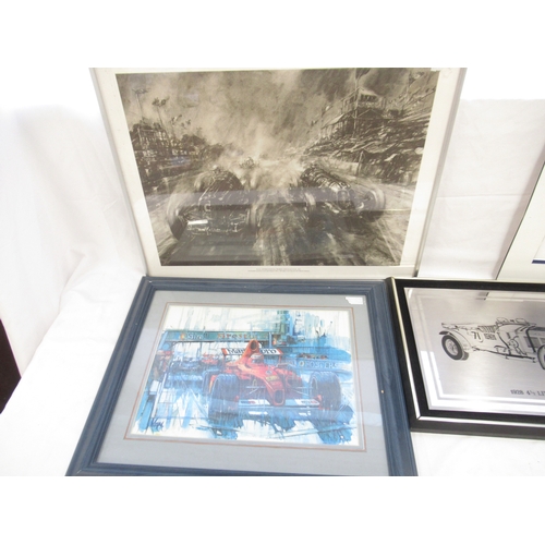 388 - 'Yorkshire Grit' by Alan Jones, signed and numbered limited edition print, no.53/250 and 6 other rac... 