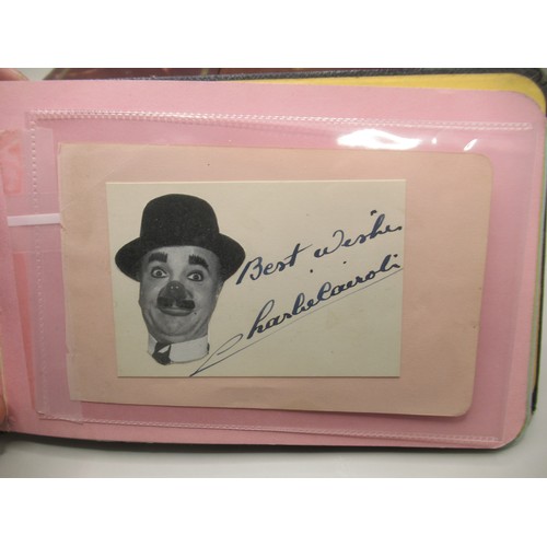 229 - Collection of 5 c20th autograph books cont. signatures, quotes, etc. to inc. signatures from Bob Hos... 