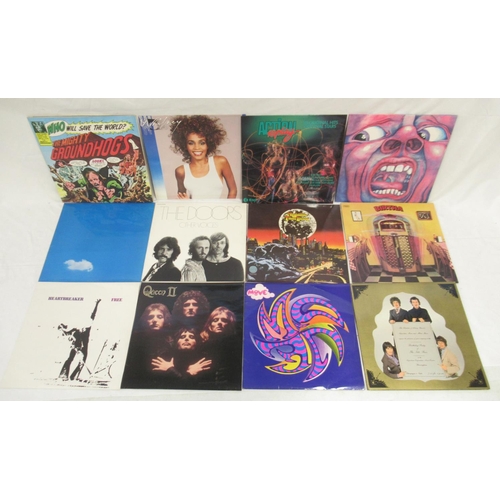 318 - Mixed collection of vinyl LPs to inc. U2, Diana Ross, Cliff Richard, Simon & Garfunkel, Kate Bush, P... 