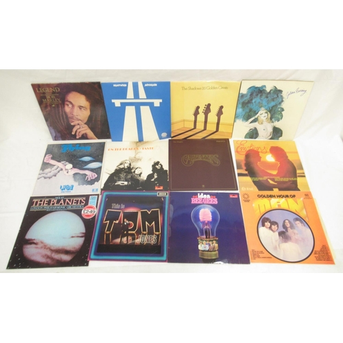 318 - Mixed collection of vinyl LPs to inc. U2, Diana Ross, Cliff Richard, Simon & Garfunkel, Kate Bush, P... 