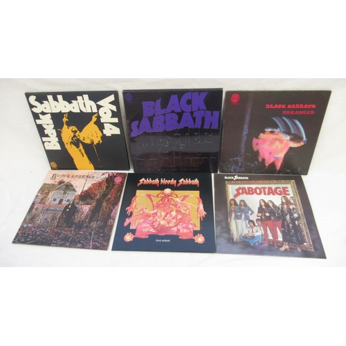 323 - Black Sabbath - Vol. 4 6360 071, 'Master of Reality' 6360 050, 'Paranoid' 6960 011, 'Black Sabbath' ... 