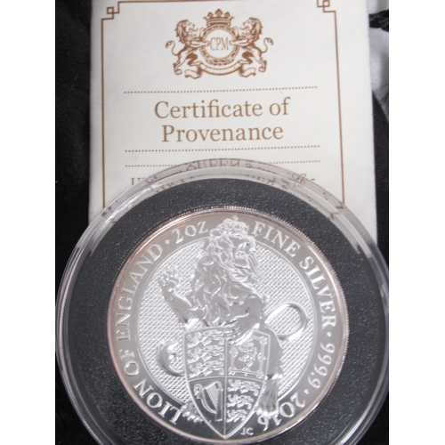 101 - The Royal Mint Petition Crown 2023 UK 2oz Silver Proof Two-Coin, Limited Edition No. 1838/3250, enca... 