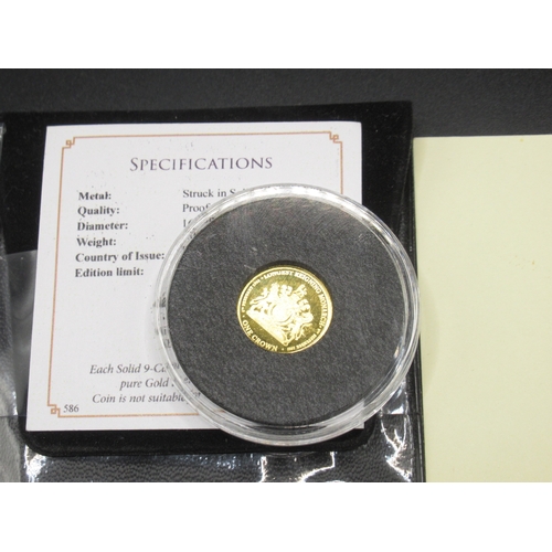 27 - Jubilee Mint Queen Elizabeth II Longest Reigning Monarch Sold Gold Coin with COA (9ct 1g), The Londo... 