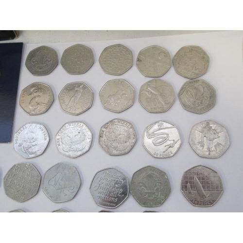 145 - Extremely large collection of circulated, plated & commemorative coins, encapsulated, loose, in sets... 