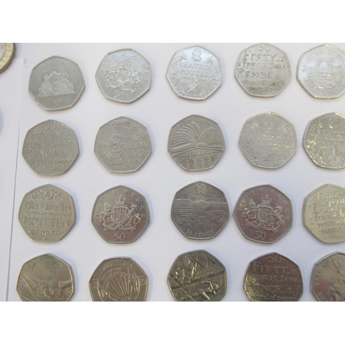 145 - Extremely large collection of circulated, plated & commemorative coins, encapsulated, loose, in sets... 