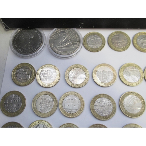 145 - Extremely large collection of circulated, plated & commemorative coins, encapsulated, loose, in sets... 