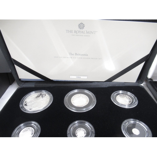 110 - Mixed Collection of encapsulated silver proof and silver content coins, in cases and with COAs