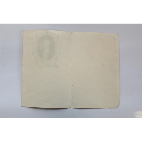 1218 - Duke of Wellington's personal stationery. 
Portrait of Wellington (elderly image) on personal, blank... 