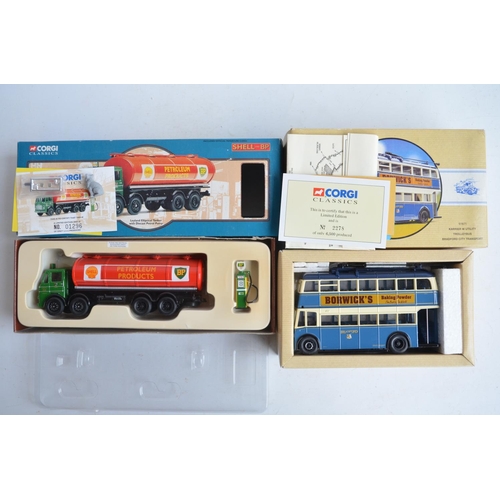 27 - Mixed collection of diecast model vehicles to include eleven 1/76 scale (OO gauge) buses from Corgi'... 