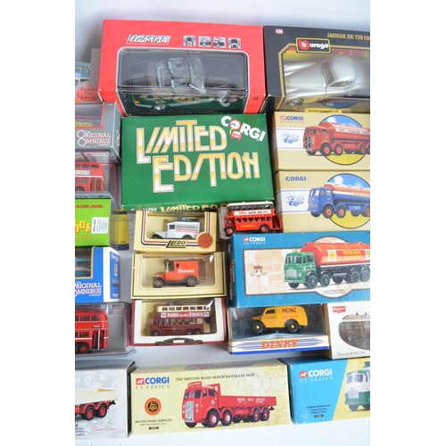 27 - Mixed collection of diecast model vehicles to include eleven 1/76 scale (OO gauge) buses from Corgi'... 