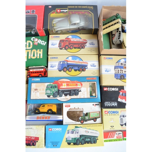 27 - Mixed collection of diecast model vehicles to include eleven 1/76 scale (OO gauge) buses from Corgi'... 