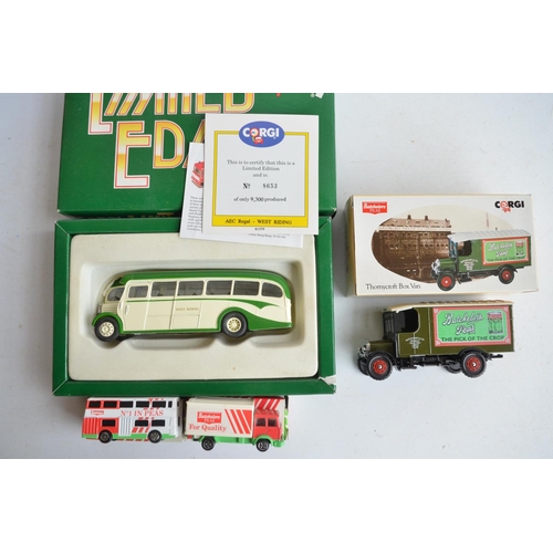 27 - Mixed collection of diecast model vehicles to include eleven 1/76 scale (OO gauge) buses from Corgi'... 