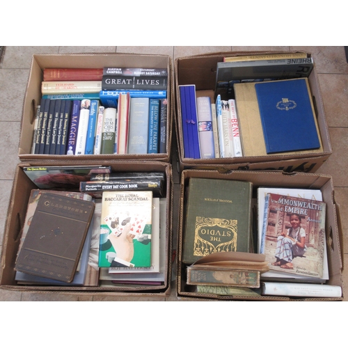 311 - Large collection of assorted Fiction and Non-Fiction books in 8 boxes