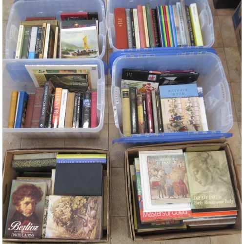 312 - Large collection of Art books and Catalogues in 6 boxes