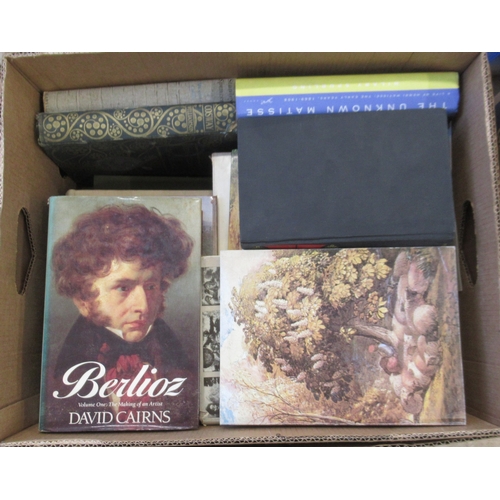 312 - Large collection of Art books and Catalogues in 6 boxes