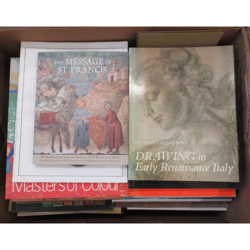 312 - Large collection of Art books and Catalogues in 6 boxes