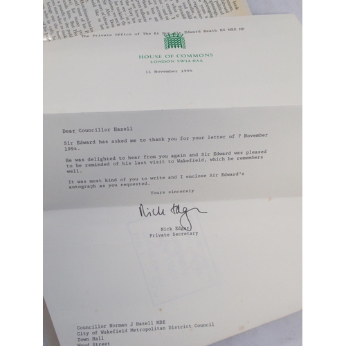 285 - From the Library of Norman Hazell MBE, Councilor (Conservative and Independent) Former Mayor of Wake... 