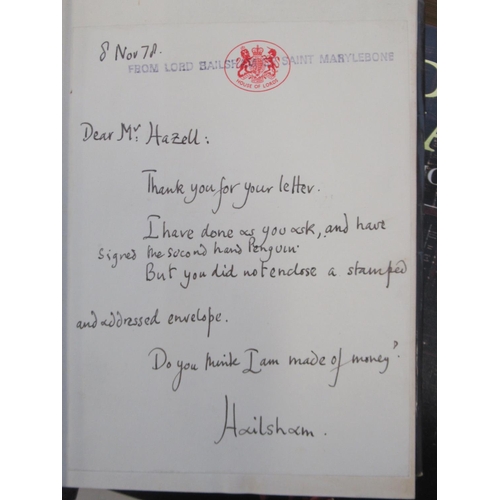 286 - From the Library of Norman Hazell MBE, Councilor (Conservative and Independent) Former Mayor of Wake... 