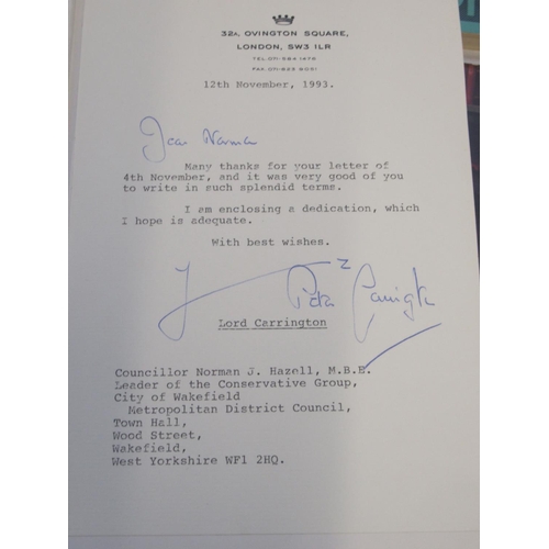 287 - From the Library of Norman Hazell MBE, Councilor (Conservative and Independent) Former Mayor of Wake... 