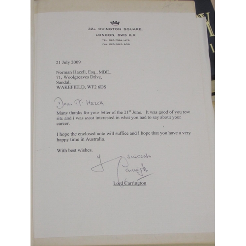 287 - From the Library of Norman Hazell MBE, Councilor (Conservative and Independent) Former Mayor of Wake... 