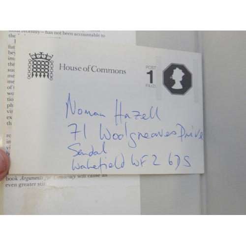 288 - From the Library of Norman Hazell MBE, Councilor (Conservative and Independent) Former Mayor of Wake... 