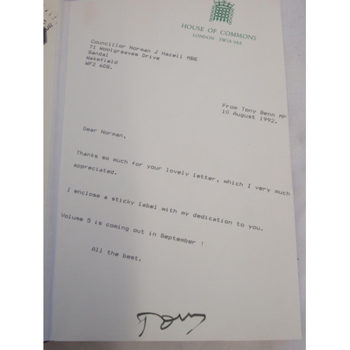 288 - From the Library of Norman Hazell MBE, Councilor (Conservative and Independent) Former Mayor of Wake... 