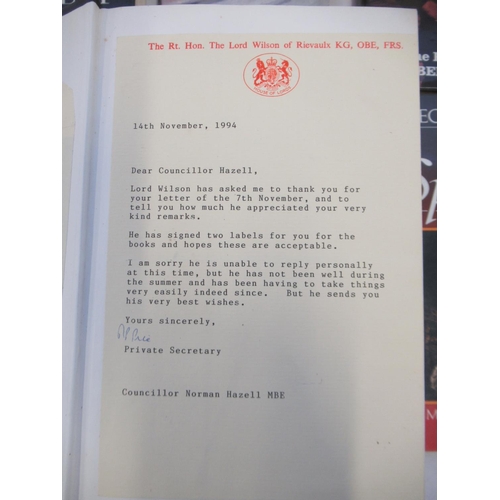 289 - From the Library of Norman Hazell MBE, Councilor (Conservative and Independent) Former Mayor of Wake... 