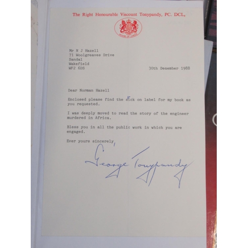 289 - From the Library of Norman Hazell MBE, Councilor (Conservative and Independent) Former Mayor of Wake... 