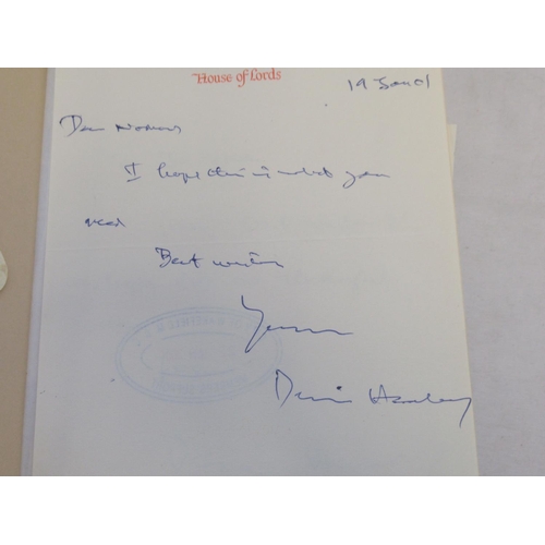 289 - From the Library of Norman Hazell MBE, Councilor (Conservative and Independent) Former Mayor of Wake... 