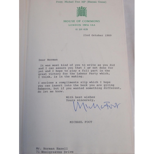 289 - From the Library of Norman Hazell MBE, Councilor (Conservative and Independent) Former Mayor of Wake... 