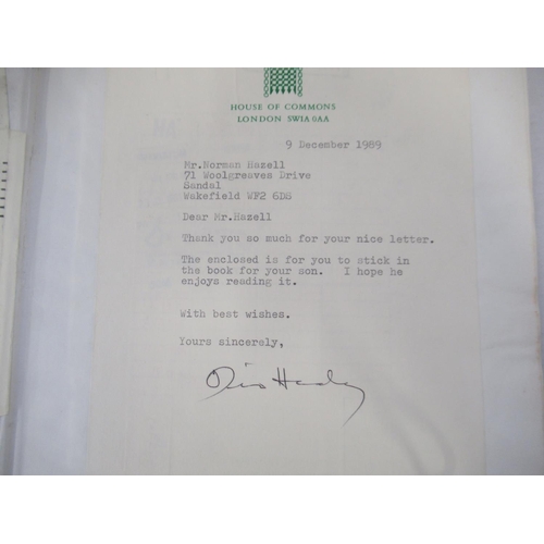 291 - From the Library of Norman Hazell MBE, Councilor (Conservative and Independent) Former Mayor of Wake... 