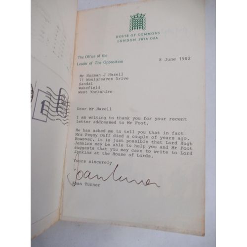 291 - From the Library of Norman Hazell MBE, Councilor (Conservative and Independent) Former Mayor of Wake... 