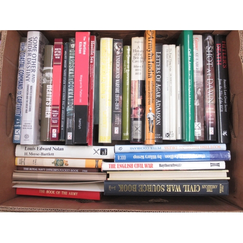 302 - Mixed collection of Military history books covering the 1st & 2nd World Wars (4 boxes)