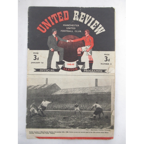 336 - Manchester United - Multi-Signed FA Challenge Cup Season 1947-48 Celebration Dinner & Dance of the M... 