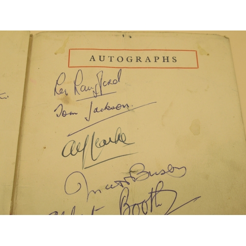 336 - Manchester United - Multi-Signed FA Challenge Cup Season 1947-48 Celebration Dinner & Dance of the M... 