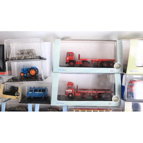 29 - Collection of 1/76 scale (OO gauge) diecast vehicle models from Oxford Diecast, Atlas Editions, Hach... 