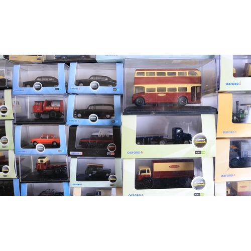 29 - Collection of 1/76 scale (OO gauge) diecast vehicle models from Oxford Diecast, Atlas Editions, Hach... 