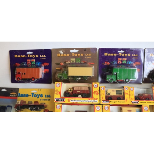 31 - Collection of 1/76 scale (OO gauge) diecast vehicle models from Base-Toys, Classix, Bachmann and Gil... 