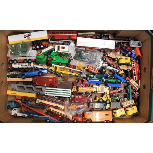 32 - Collection of boxed and unboxed model vehicles, various scales and manufacturers to include Lledo, C... 