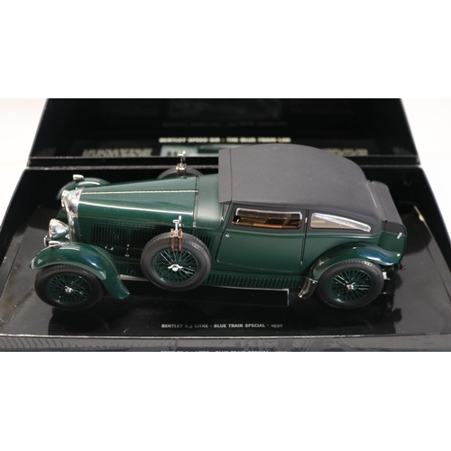 33 - Boxed Minichamps 1/18 scale highly detailed Bentley 6.5 litre Blue Train Special diecast car model (... 