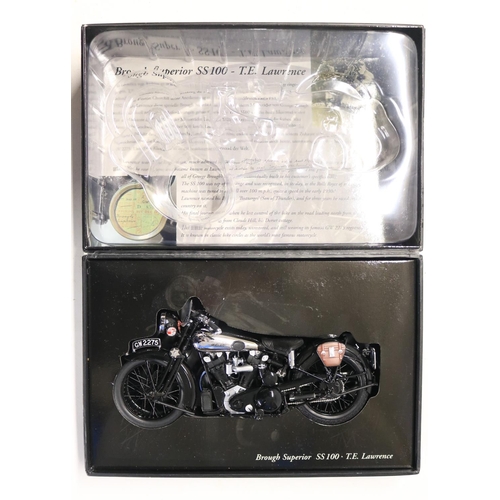 34 - Boxed Minichamps 1/12 scale Brough Superior SS100 diecast motorcycle model, T.E. Lawrence 1932, mode... 