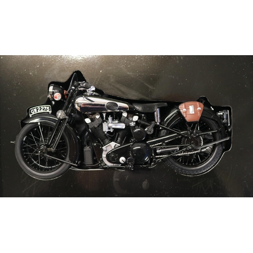 34 - Boxed Minichamps 1/12 scale Brough Superior SS100 diecast motorcycle model, T.E. Lawrence 1932, mode... 