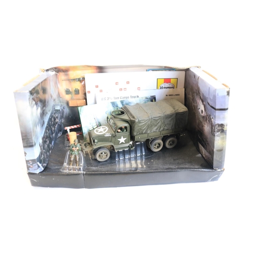 37 - Mixed collection of model vehicles and cars to include Forces Of Valour military, Oxford Diecast, Bu... 