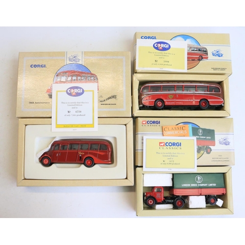 38 - Collection of diecast model vehicles to include a 1/34 scale First Gear Mack L Series Pumper fire en... 