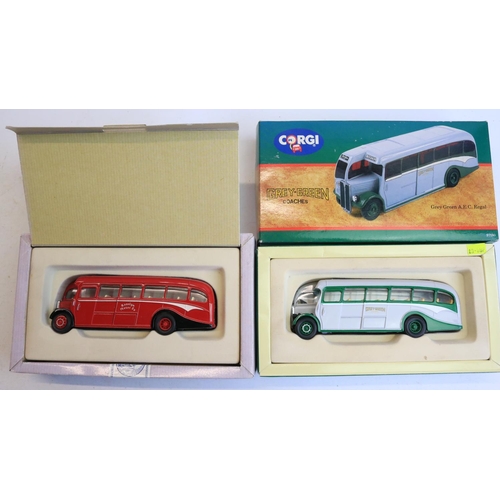 38 - Collection of diecast model vehicles to include a 1/34 scale First Gear Mack L Series Pumper fire en... 