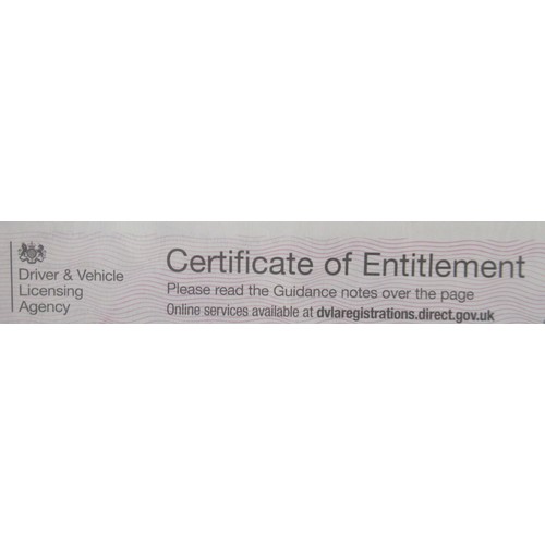 390 - Private Registration, T11 VYL, Certificate of Entitlement, final registration date 02 03 2026