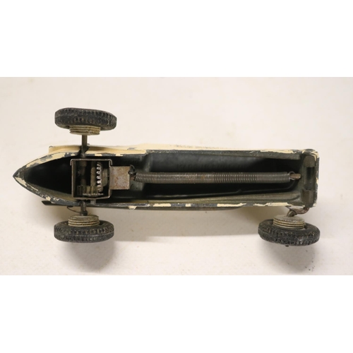 47 - Vintage pre-war boxed ScaMold (Scale Models) metal E.R.A. racing car model in poor/damaged condition... 